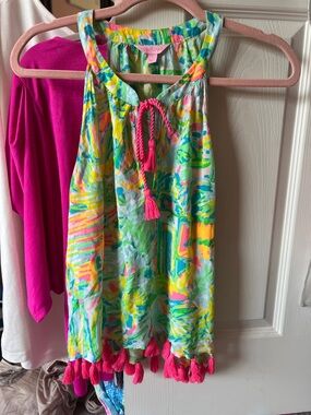 Lilly Pulitzer tassel tank top